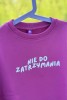 Różowa bluza bez kaptura dla dziewczynki nie do zatrzymania oversize