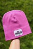 Czapka dziecięca prążek w kolorze magenta – „Mini Traveler”