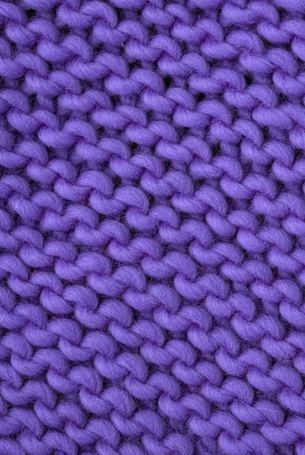Rękodzielniczy komin Merino w kolorze fioletowym, oddychający i termoaktywny, na zamówienie handmade