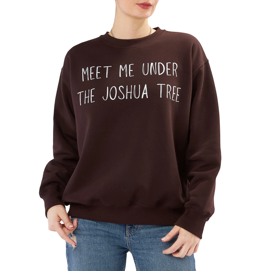 Bluzy podróżnicze z motywem USA na modelce przód Joshua Tree National Park
