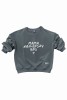 Bluza dziecięca oversize Mama najlepszy GPS podróże szara