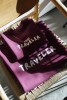 Bluzy matchy matchy dla mamy i dziecka w kolorze bakłażanowym z wybranymi napisami bluzy oversize