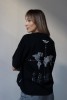 Czarna koszulka oversize unisex dla podróżnika idealna na prezent dla osoby kochającej podróżowanie po świecie