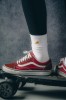 Skarpetki z haftem minimalistycznym białe sportowe