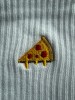 Skarpetki pizza slice detal zbliżenie