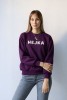 Bluza damska HEJKA w kolorze bakłażanowym dla podróżniczki podróże wyjazdy