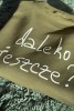 Bluza dla dziecka w różnych kolorach z napisem DALEKO JESZCZE dla małego podróżnika rodzinne podróżowanie napis handmade