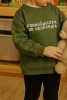 Bluza dla podróżników dla dziewczynki w kroju oversize PODRÓŻNICZKA OD URODZENIA podróże po świecie