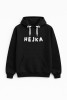 Bluza unisex z kapturem HEJKA w kolorze czarnym dla podróżników podróże wyjazdy