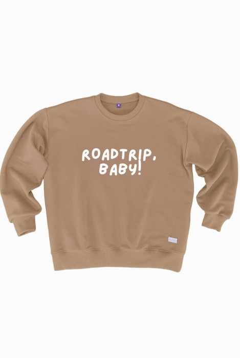 Bluza damska podróżnicza z napisem ROADTRIP BABY dla miłośniczek roadtripów wyjazdów Stanów Zjednoczonych USA podróże