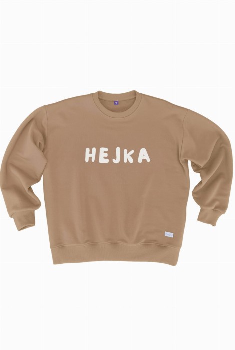 Bluza damska HEJKA w kolorze kawowym dla podróżniczki podróże wyjazdy
