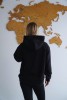 Bluza unisex z kapturem Traveler w kolorze czarnym dla podróżników podróże wyjazdy polska produkcja