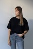 Czarna koszulka oversize unisex dla podróżnika idealna na prezent dla osoby kochającej podróżowanie po świecie