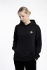 Bluza unisex z kapturem Boarding completed w kolorze bakłażanowym i czarnym dla podróżników podróże wyjazdy bluza do samolotu