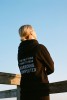 Bluza unisex z kapturem Boarding completed w kolorze bakłażanowym i czarnym dla podróżników podróże wyjazdy bluza do samolotu