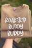 Bluza dziecięca dla małego podróżnika z napisem ROADTRIP BUDDY dla rodzin podróżników polska produkcja