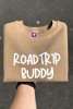 Bluza dziecięca dla małego podróżnika z napisem ROADTRIP BUDDY dla rodzin podróżników polska produkcja
