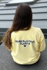 Bluza oversize damska z napisem ODKRYWCZYNI ŚWIATA podróże oversize bawełna polska produkcja