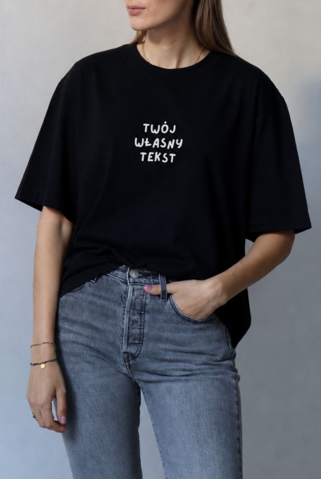 Koszulka unisex z własnym napisem - personalizacja - koszulka dla podróżnika