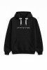 Bluza unisex z kapturem JAK WRÓCĘ TO BĘDĘ w kolorze czarnym oversize