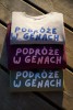 Bluza dla dziecka oversize dla małego podróżnika z napisem PODRÓŻE W GENACH rodzinne podróżowanie bawełna polska produkcja